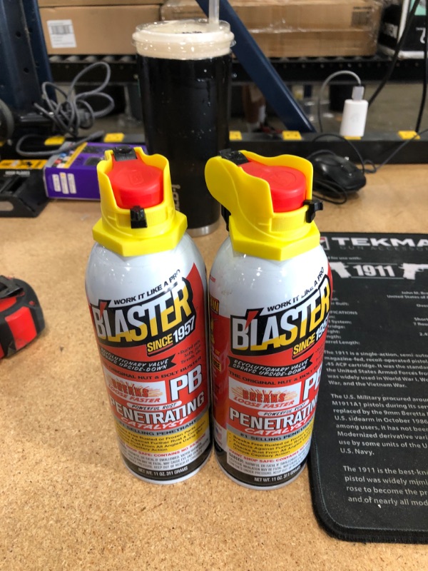 Photo 2 of 2 item bundle 
Blaster Corp 16-PB-DS Blaster Penetrating Catalyst Big Shot Can - 11 Oz. (x2)