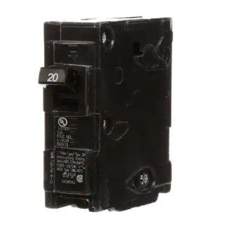 Photo 1 of 20 Amp Single-Pole Type QP Circuit Breaker
