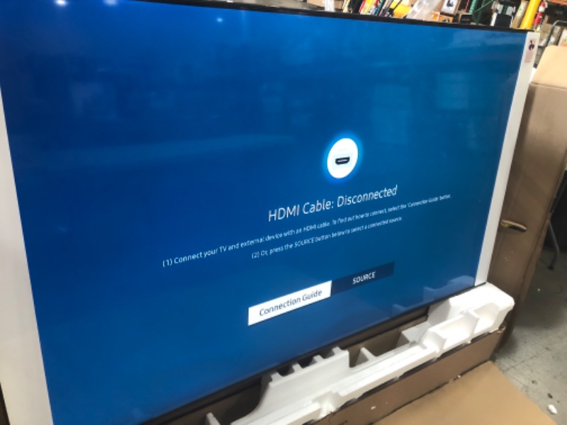 Photo 1 of SAMSUNG 70-Inch Class QLED Q60A Series - 4K UHD Dual LED Quantum HDR Smart TV with Alexa Built-in (QN70Q60AAVXZA, 2021 Model)
