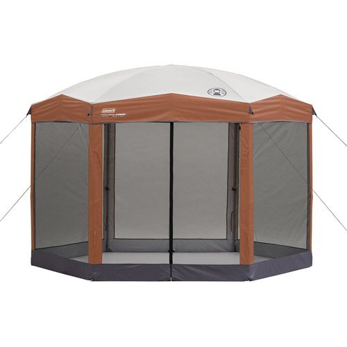 Photo 1 of **CASE DAMAGED* Coleman® 12 X 10 Back Home™ Instant Setup Canopy Sun Shelter Screen House, 1 Room, Brown (1199025)
