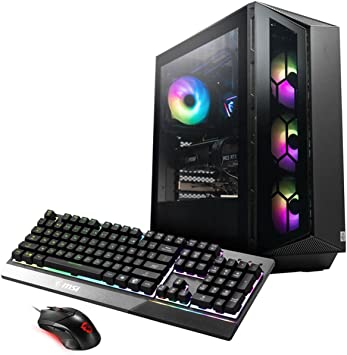 Photo 1 of powers on did not display anything needs professional repair 

MSI Aegis RS Gaming Desktop PC, Intel Core i7-12700KF, GeForce RTX 3080 ventus Ti, 16GB Memory (Dual-CHL), 1TB NVMe SSD, WiFi 6E, Liquid Cooling, USB Type-C, Win 11 Home, Keyboard and Mouse (1