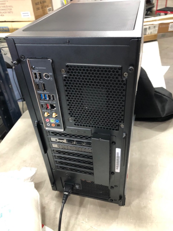 Photo 4 of powers on did not display anything needs professional repair 

MSI Aegis RS Gaming Desktop PC, Intel Core i7-12700KF, GeForce RTX 3080 ventus Ti, 16GB Memory (Dual-CHL), 1TB NVMe SSD, WiFi 6E, Liquid Cooling, USB Type-C, Win 11 Home, Keyboard and Mouse (1