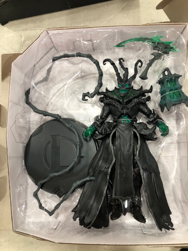 Photo 3 of 4 items 
League of Legends, 6-Inch Thresh Collectible Figure w/ Premium Details and 2 Accessories, The Champion Collection, Collector Grade, Ages 12 and Up (x4)