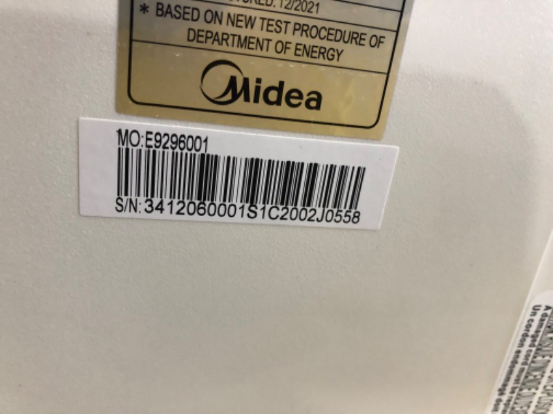 Photo 6 of Midea 8,000 BTU ASHRAE (5,300 BTU SACC) Portable Air Conditioner, Cools up to 175 Sq. Ft., Works as Dehumidifier & Fan, Remote Control & Window Kit Included