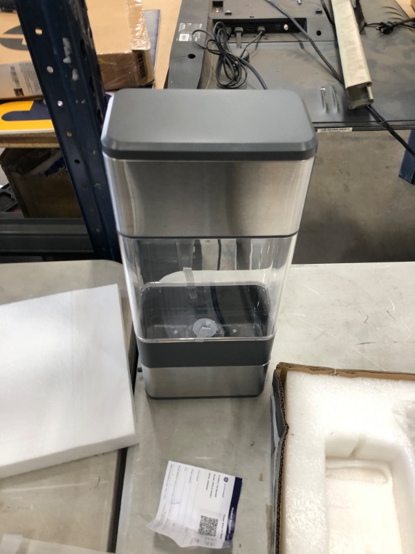 Photo 3 of GE Profile Opal | Countertop Nugget Ice Maker with Side Tank | Portable Ice Machine Makes up to 24 lbs. of Ice Per Day | Stainless Steel Finish