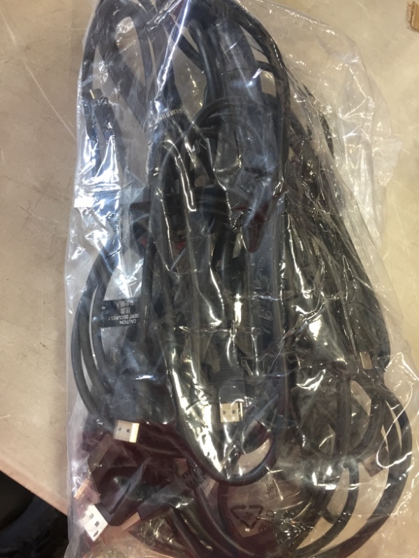 Photo 1 of BAG OF AUDIO VIDEO CABLES 