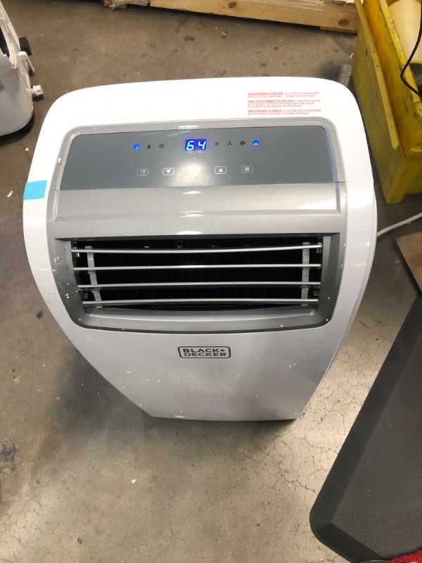 Photo 2 of ***PARTS ONLY***
BLACK+DECKER BPACT12WT Large Spaces Portable Air Conditioner, 12,000 BTU, White
