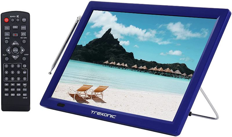 Photo 1 of Trexonic Portable Rechargeable 14 Inch LED TV with HDMI, SD/MMC, USB, VGA, AV in/Out and Built-in Digital Tuner
