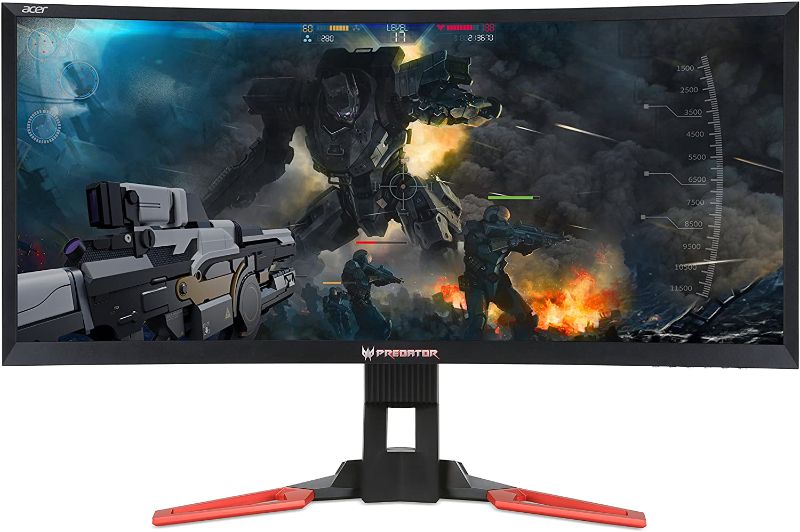 Photo 1 of Acer Predator Z35 35-inch Curved Full HD (2560 x 1080) NVIDIA G-Sync Display, 144Hz, 2x9w speakers, HDMI & DP
