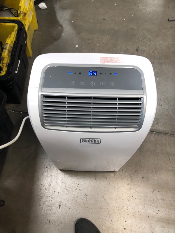 Photo 1 of BLACK+DECKER 8,000 BTU Portable Air Conditioner with Remote Control, White
