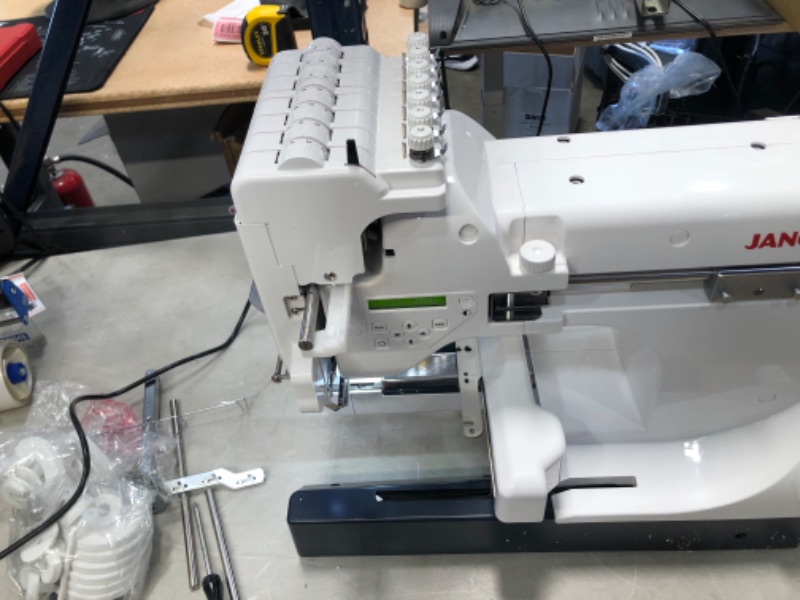 Photo 7 of Janome 001MB7 Multi-Needle Embroidery Machine, White
