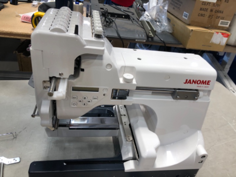 Photo 5 of Janome 001MB7 Multi-Needle Embroidery Machine, White
