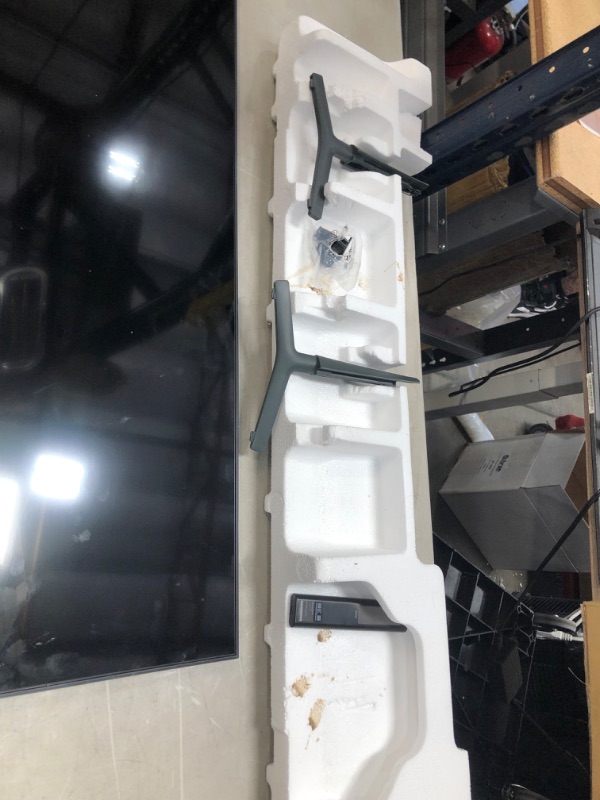 Photo 1 of SAMSUNG 43-Inch Class QLED Q60A Series - 4K UHD Dual LED Quantum HDR Smart TV with Alexa Built-in (QN43Q60AAFXZA, 2021 Model)
