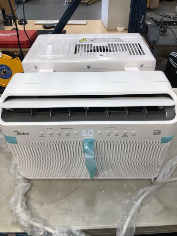 Photo 2 of Midea 12,000 BTU U-Shaped Smart Inverter Window Air Conditioner–Cools up to 550 Sq. Ft., Ultra Quiet with Open Window Flexibility, Works with Alexa/Google Assistant, 35% Energy Savings, Remote Control
