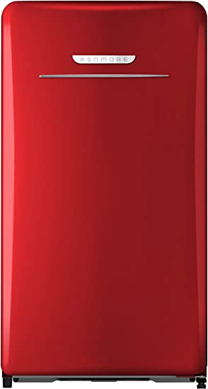 Photo 1 of PARTS ONLY 
Kenmore 99091 Compact Refrigerator, Red
