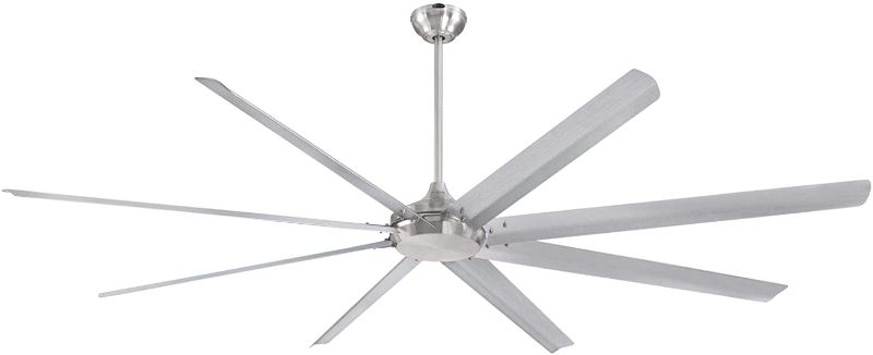 Photo 1 of **INCOMPLETE PARTS ONLYY!! Westinghouse Lighting 7224900 Widespan Industrial Ceiling Fan with Remote, 100 Inch, Brushed Nickel
