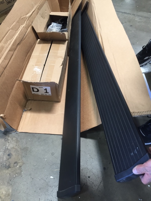 Photo 7 of *Missing hardware* 
AMP Research PowerStep Electric Running Boards | Plug N' Play System | For 2018/2019 Ram (1500, 2500, 3500 - All Cabs) | 76239-01A model , Black
