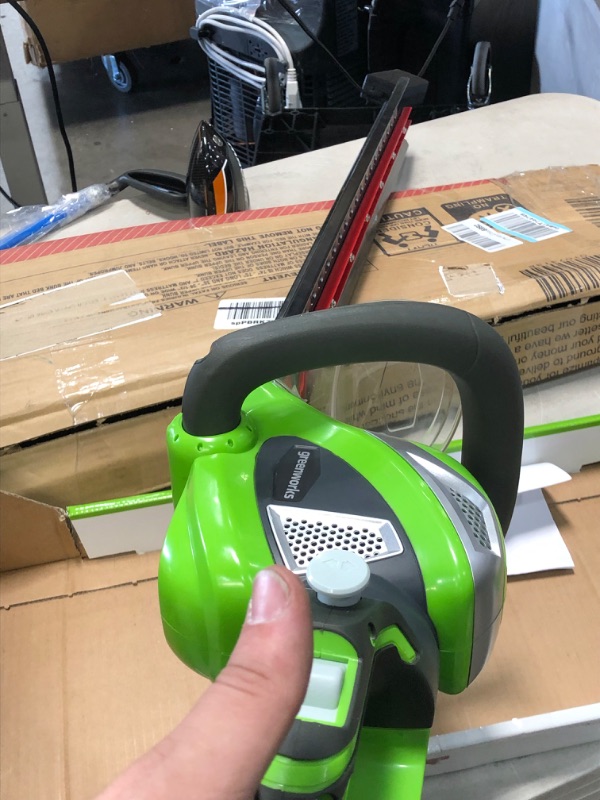Photo 3 of ***PARTS ONLY***  Greenworks 40V 24" Cordless Hedge Trimmer, Tool Only