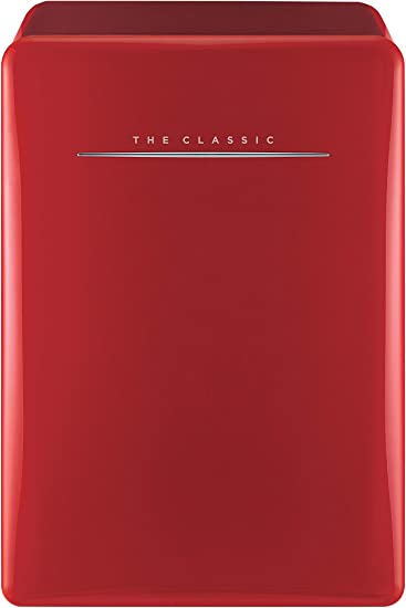 Photo 1 of PARTS ONLY DOES NOT GET COLD 
WINIA WFR028RCNR Retro Compact Refrigerator, 2.8 Cu. Ft, Red