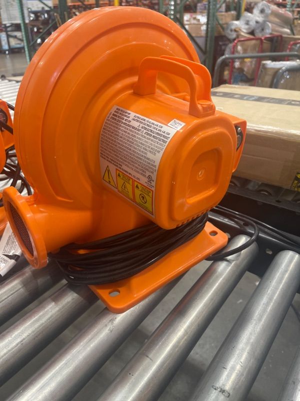 Photo 1 of Action air Bounce House Blower, 450W/0.6hp Air Blower for inflatables, Blower for Bounce House, Portable 25ft Corded Blower Fan, Prefect Pump Fan for Inflatable Water Slide, Bouncy Castle (SW-2L)