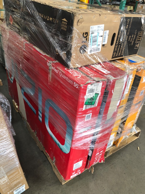 Photo 2 of PALLET OF 7 DAMAGED TVS AND MONITORS NO REFUNDS OR RETURNS 