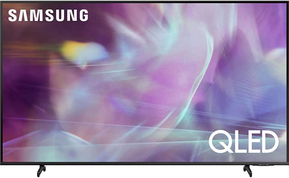 Photo 1 of SAMSUNG 55-Inch Class QLED Q60A Series - 4K UHD Dual LED Quantum HDR Smart TV with Alexa Built-in (QN55Q60AAFXZA, 2021 Model)