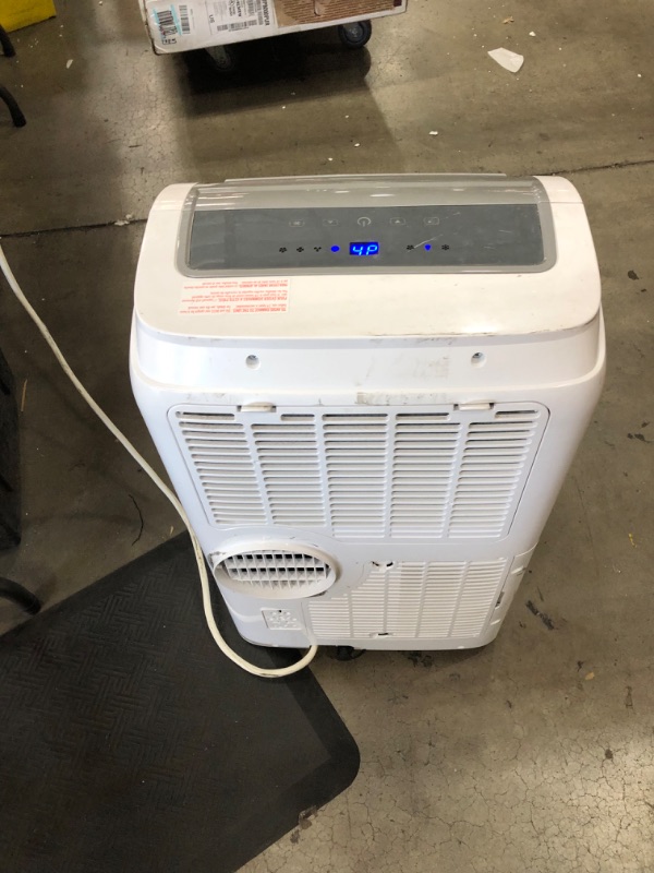 Photo 4 of BLACK+DECKER 14,000 BTU Portable Air Conditioner with Heat and Remote Control, White