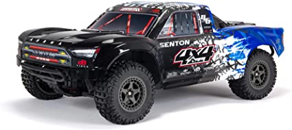 Photo 1 of ARRMA 1/10 SENTON 4X4 V3 3S BLX Brushless Short Course Truck RTR (Transmitter and Receiver Included, Batteries and Charger Required ), Blue, ARA4303V3T1