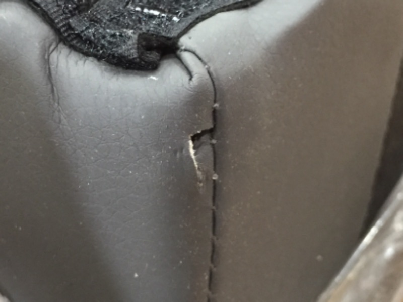 Photo 4 of **MINOR DAMAGE ON CORNERS** Dakota Upholstered Platform Bed with Diamond Button Tufted Heaboard
