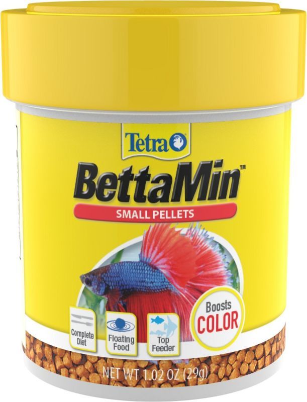 Photo 1 of **PACK OF ROUGHLY 50** EXPIRES 7/24**10 PACK**Tetra Betta Floating Mini Pellets Color Enhancing Fish Food, 1.02-oz jar