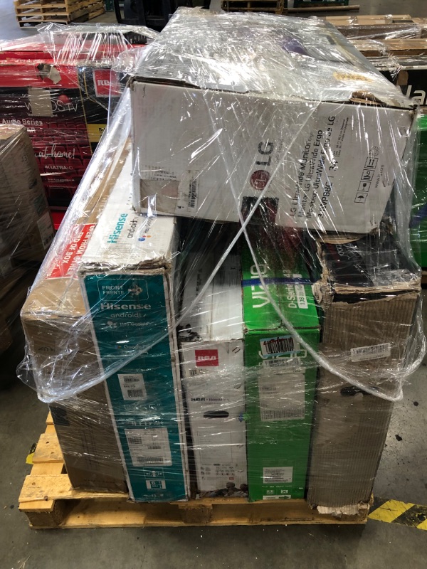 Photo 2 of PALLET OF DAMAGED TV'S AND MONITORS NON REFUNDABLE 
ACCESSORIES NOT INCLUDED 
