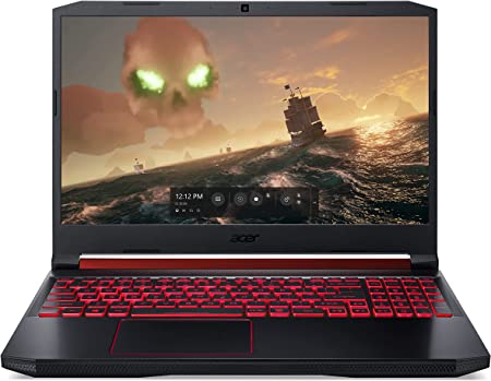 Photo 1 of Acer Nitro 5 Gaming Laptop, 9th Gen Intel Core i5-9300H, NVIDIA GeForce GTX 1650, 15.6" Full HD IPS Display, 8GB DDR4, 256GB NVMe SSD, Wi-Fi 6, Backlit Keyboard, Alexa Built-in, AN515-54-5812