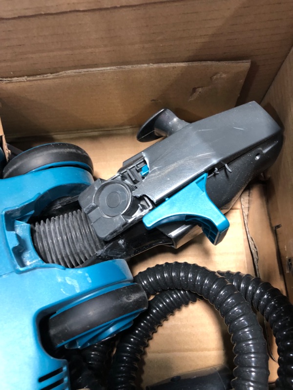 Photo 3 of Shark ZS362 APEX Corded Stick Vacuum with DuoClean and Self-Cleaning Brusholl, Precision Duster, Crevice and Pet Multi-Tool, Forest Mist Blue, 10.2 in L x 9.8 in W x 46.4 in H