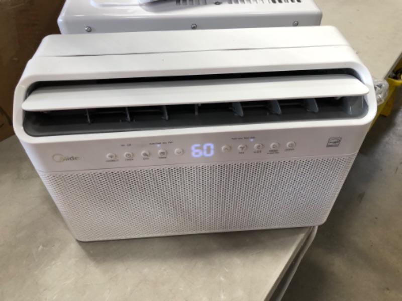 Photo 3 of ***PARTS ONLY COMPRESSOR DOES NOT COME ON****

Midea 8,000 BTU U-Shaped Smart Inverter Window Air Conditioner–Cools up to 350 Sq. Ft., Ultra Quiet with Open Window Flexibility, Works with Alexa/Google Assistant, 35% Energy Savings, Remote Control