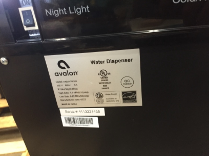 Photo 4 of **MINOR DAMAGE** Avalon Bottom Loading Water Cooler Water Dispenser with BioGuard- 3 Temperature Settings - Hot, Cold & Room Water, Durable Stainless Steel Construction,...
