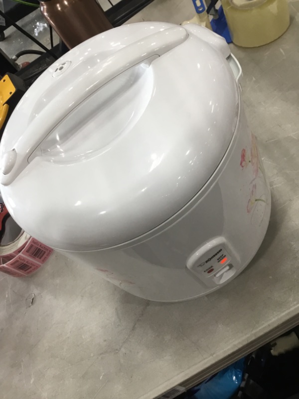 Photo 2 of Zojirushi NS-RPC18FJ Rice Cooker and Warmer, 10-Cup (Uncooked), Tulip
