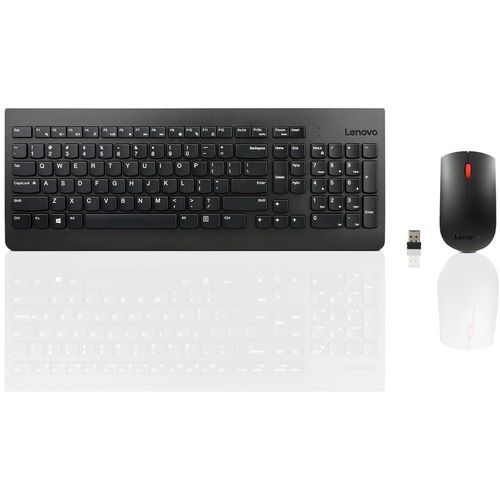 Photo 1 of Lenovo Wireless Keyboard Mouse Combo - Spill-resistant Keyboard with C
