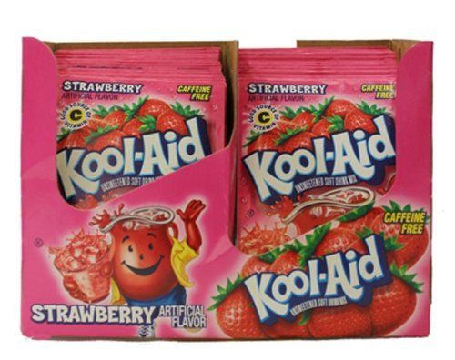 Photo 1 of 09/22 Kool-aid Strawberry Unsweetened Soft Drink 48ct
