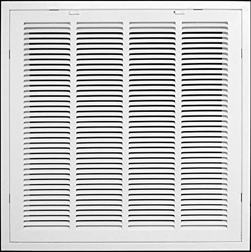 Photo 1 of 20" X 20" Return Air Filter Grille * - Filter Included * - Easy Plastic Tabs for Removable Face/Door - HVAC Vent Duct Cover - White [Outer Dimensions:
