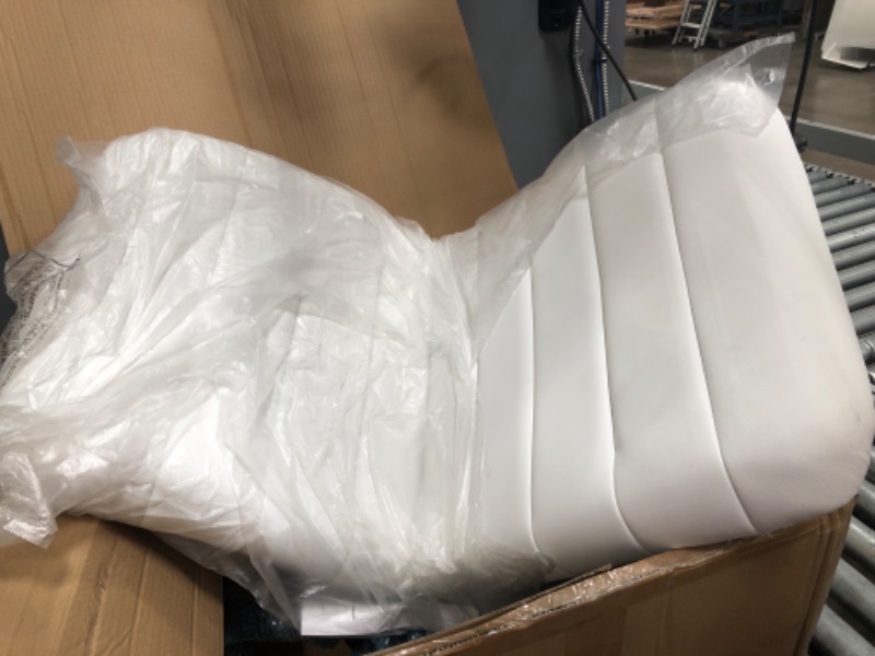 Photo 1 of EdgeMod Polox Task Chair in Vegan Leather, White
