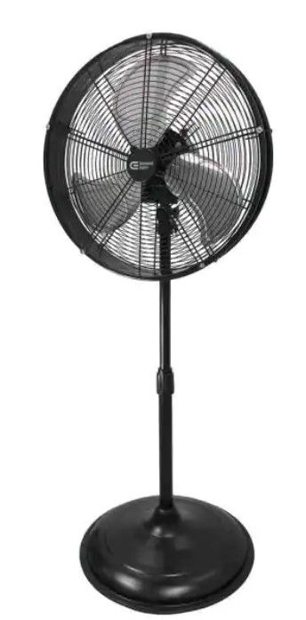 Photo 1 of Commercial Electric
Adjustable-Height 20 in. Shroud Oscillating Pedestal Fan