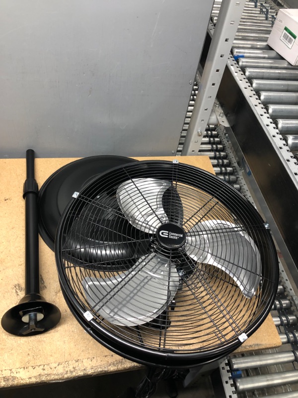 Photo 2 of Commercial Electric
Adjustable-Height 20 in. Shroud Oscillating Pedestal Fan