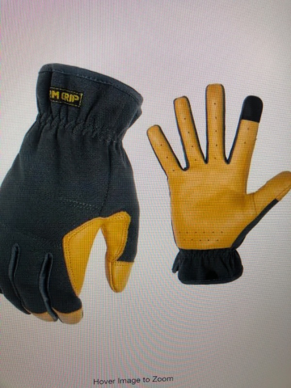 Photo 1 of FIRM GRIP
Medium Duck Canvas Hybrid Leather Work Gloves 