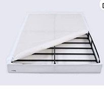 Photo 1 of Amazon Basics Smart Box Spring Bed Base, 7-Inch Mattress Foundation - King Size, Tool-Free Easy Assembly
