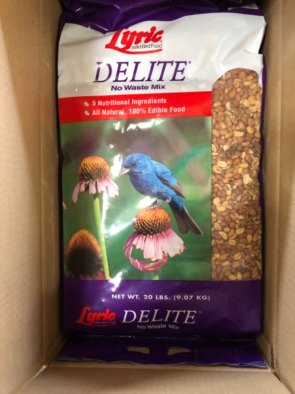 Photo 2 of 03/2022 -EXPIRED ! Lyric 2647462 Delite High Protein No Waste Wild Bird Mix, 20 lb
