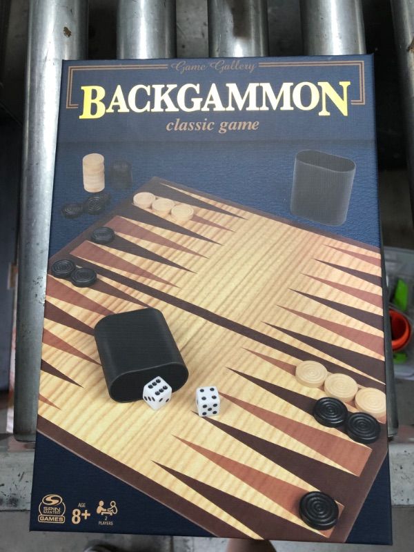 Photo 1 of PACK OF 6- Game Gallery Backgammon Classic Board Game
