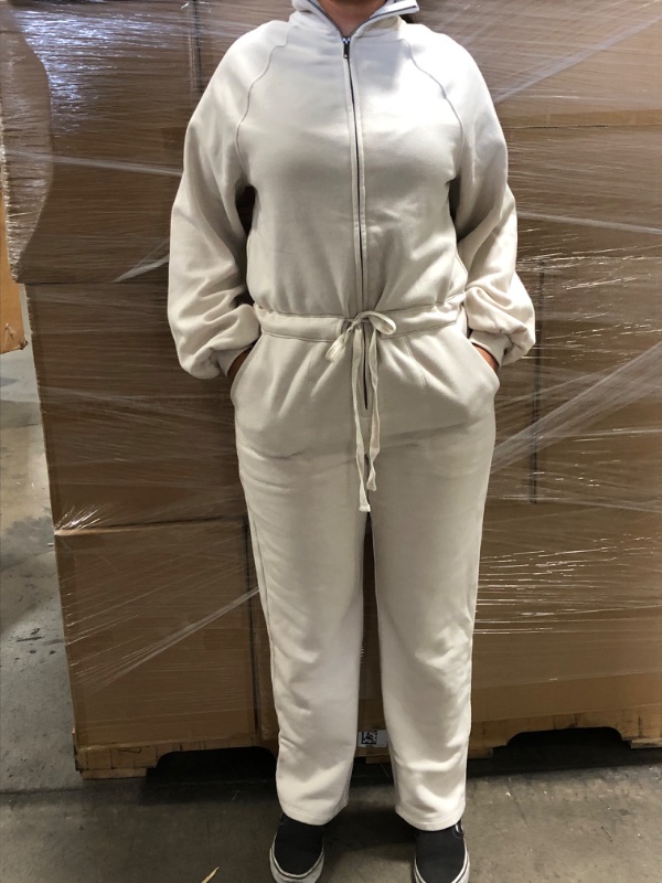 Photo 2 of PACK OF TWO- Women's Long Sleeve Fleece Jumpsuit - Universal Thread™- SIZE LARGE 
