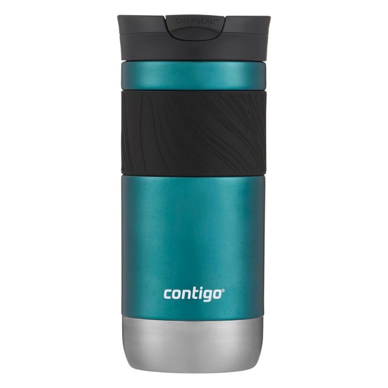 Photo 1 of 2 TRAVEL MUGS 
Contigo Byron 2.0 Stainless Steel Travel Mug with SNAPSEAL Lid and Grip
