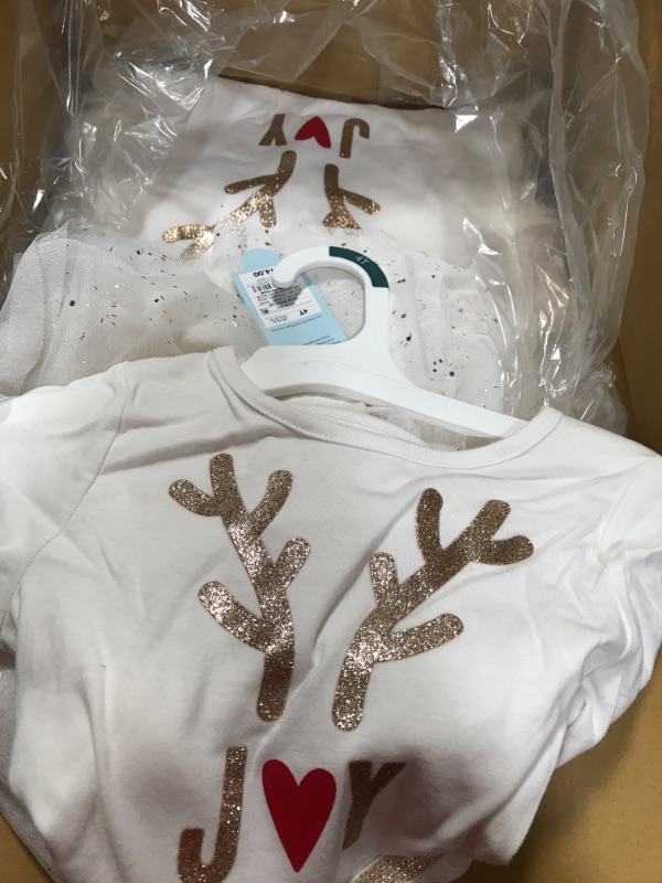 Photo 3 of 12 DRESSES, SIZE 4 T
Toddler Girls' Glitter Deer Long Sleeve Tutu Dress - Cat & Jack™
