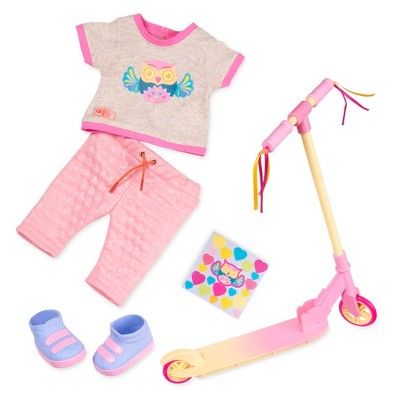 Photo 1 of 4 PACK
Our Generation Owl Be Cruisin' Sporty Outfit for 18" Dolls




